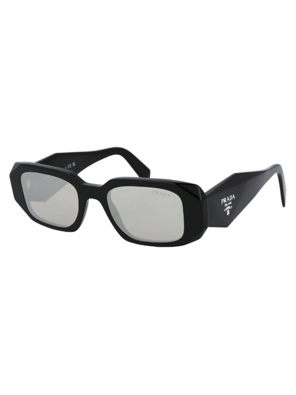Prada, Rectangular Mirror Sunglasses